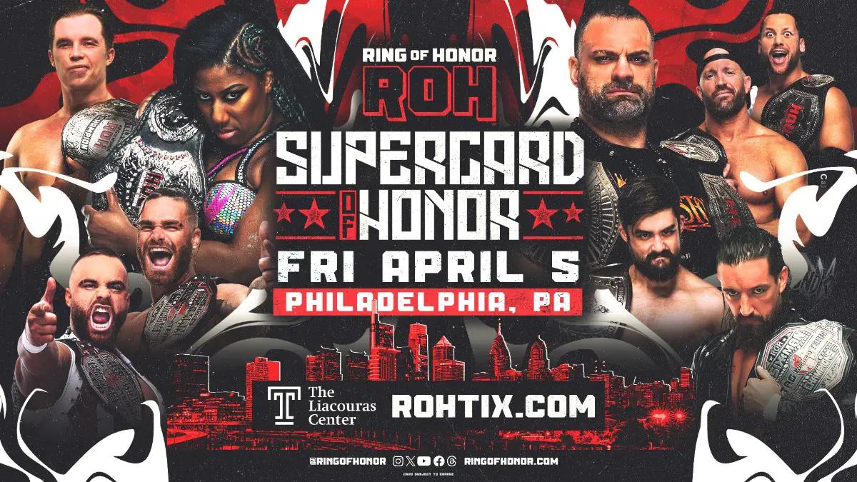 ROH Supercard Of Honor Main Event Revealed Cultaholic Wrestling